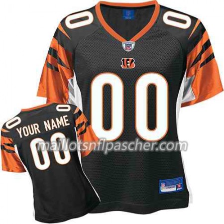 Maillot Cincinnati Bengals Custom Noir - Femme